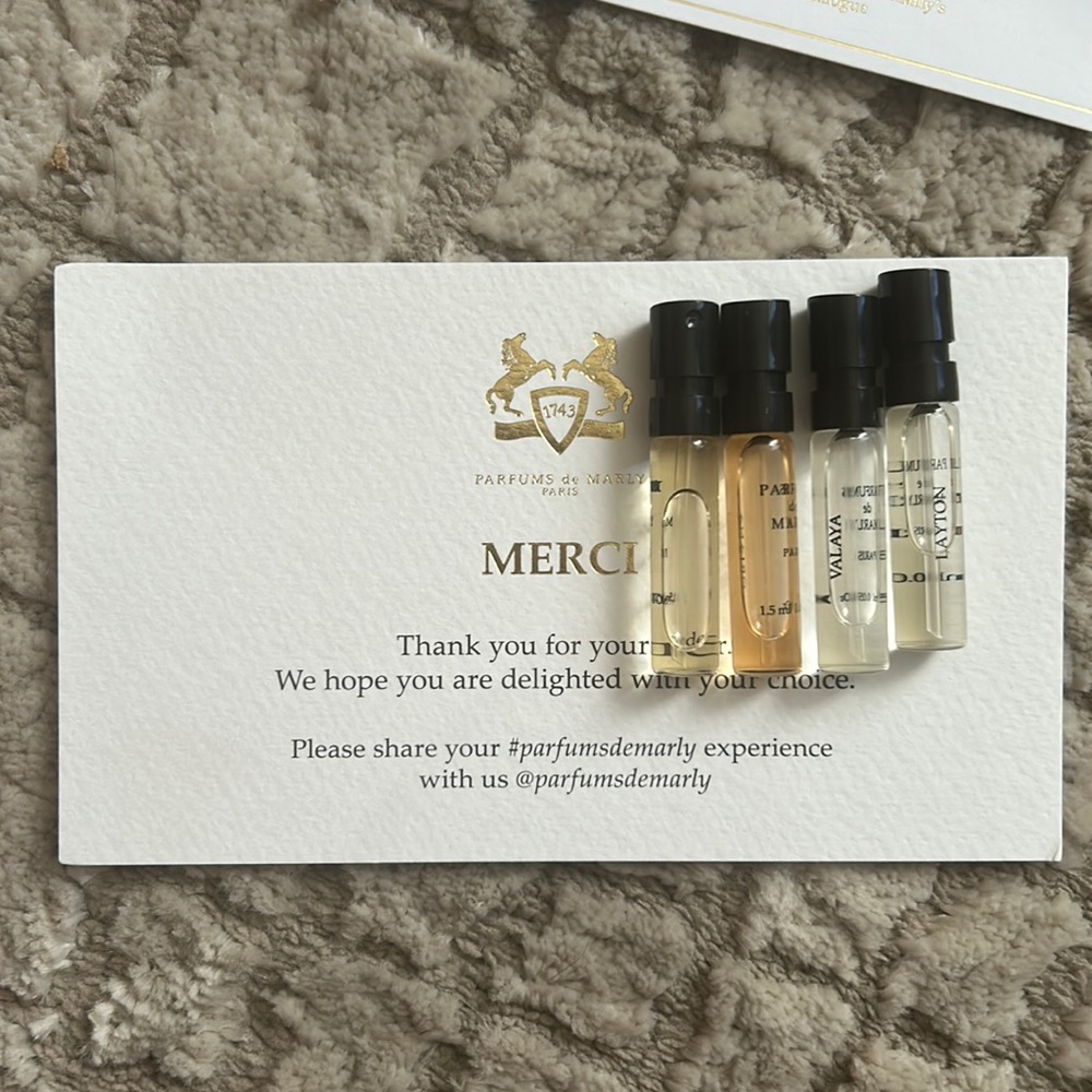 Parfums de Marley samples
